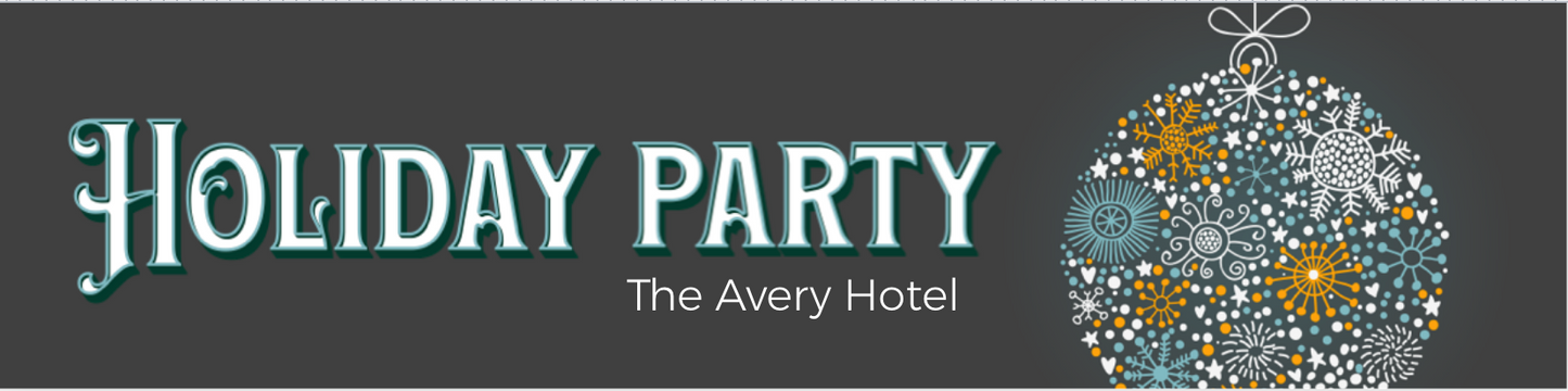 Holiday Party- ornament grey