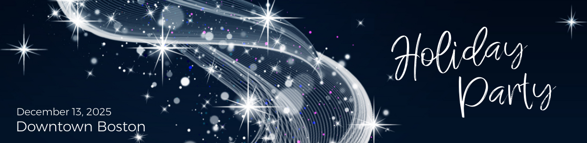 Holiday banner - sparkle wave