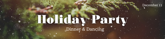 Holiday Banner - pines