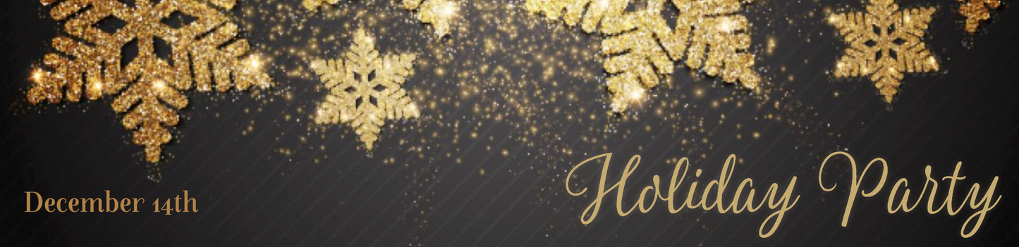 Holiday Party- glitter snowflake