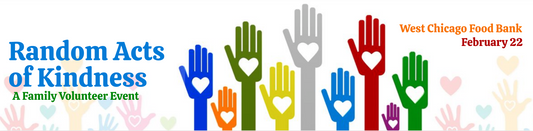 Philanthropy Banner - volunteer hands