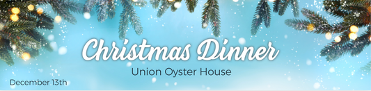 Holiday banner - blue pine