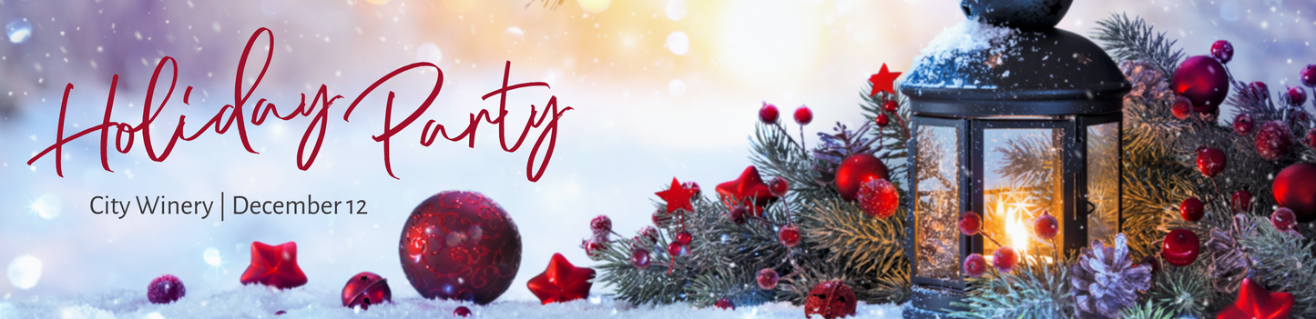 Holiday banner - lantern